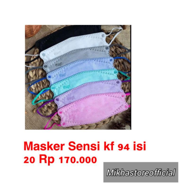 masker sensi kf 94 isi 20