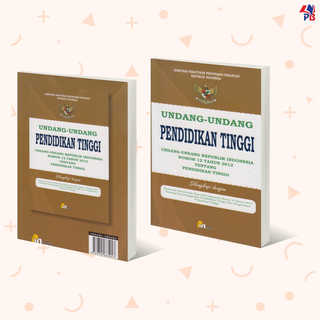 Undang Undang Pendidikan Tinggi Uu Ri No 12 Tahun 2012 Pb Press Shopee Indonesia