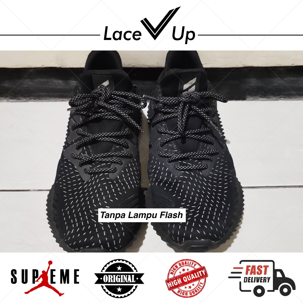 Tali Sepatu Reflective Round | 3M Reflective Sports Rope Laces