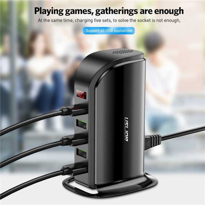 Charger USB Charging Station Dock 5 Port 4A