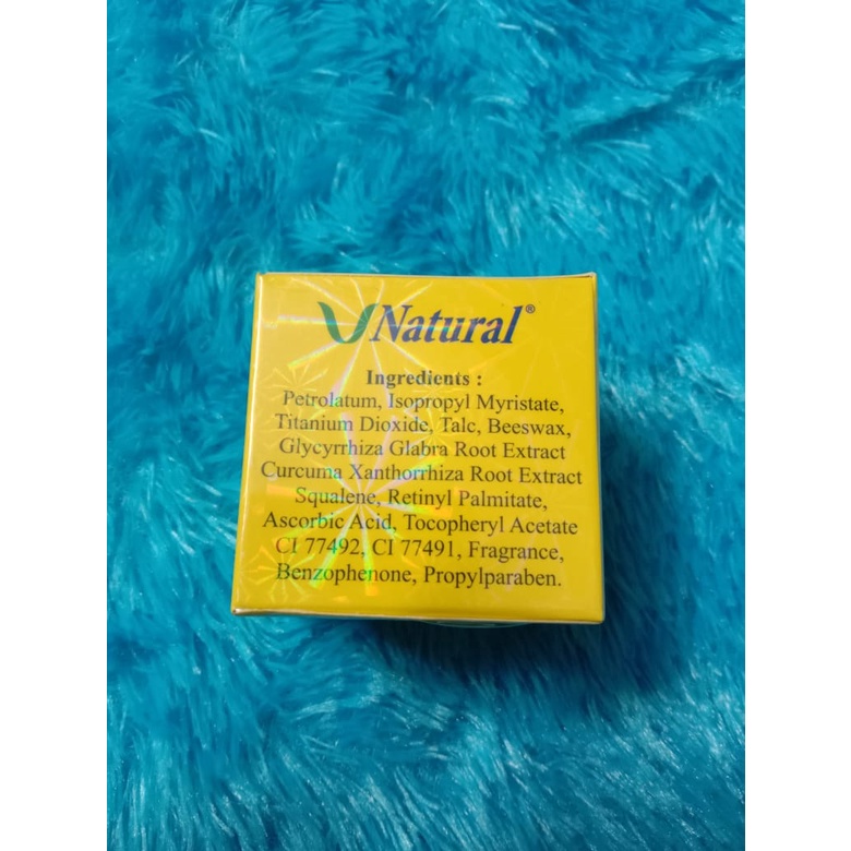 V Natural Day Cream 20 Gr (Extrack Temulawak)