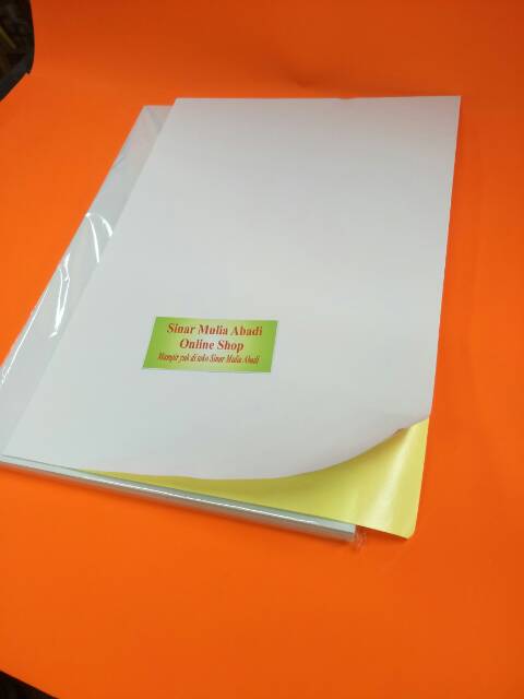 

Kertas Label Stiker HVS A4 / Sticker / isi 20 lembar