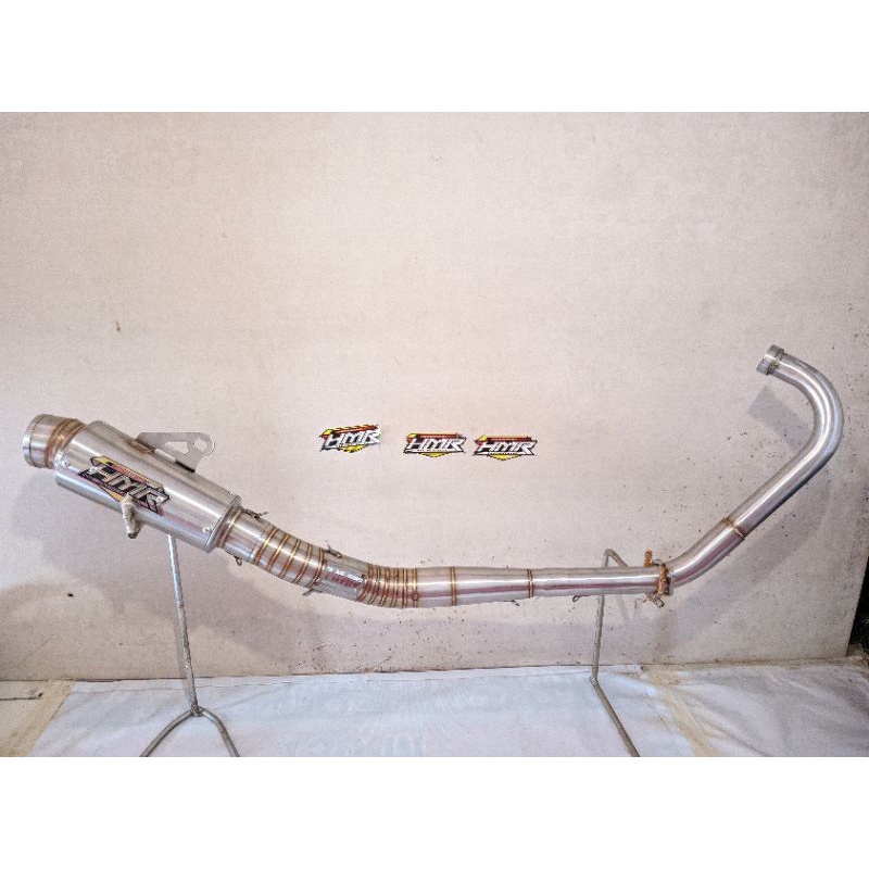 knalpot HMR RACING EXHAUST. for vixxion new/old ,type kompetisi h01