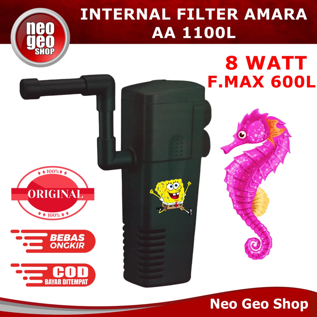 AMARA AA 1100 L AA1100L AA 1100L internal filter Aquarium Aquascape