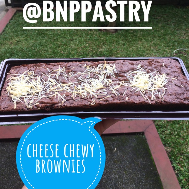 

Cheese chewy brownies