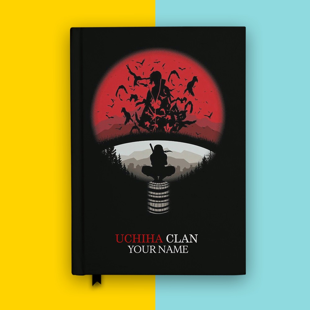 

Notebook Uchiha Clan Itachi 2 Anime Cosplay Buku Tulis Hardcover Jurnal Custom Nama