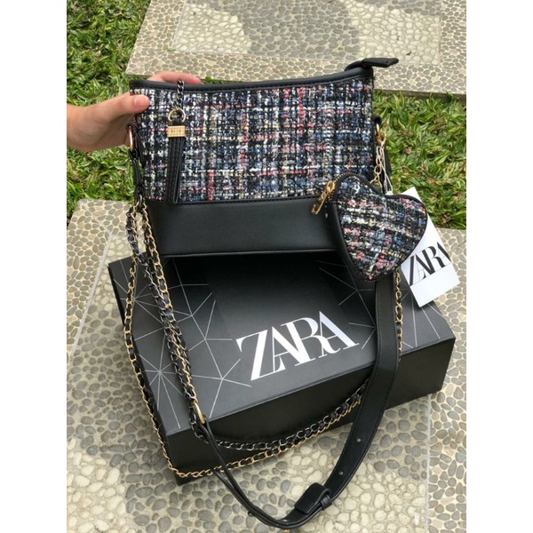Tas Selempang Wanita/Sling Bag Zara Branded Import