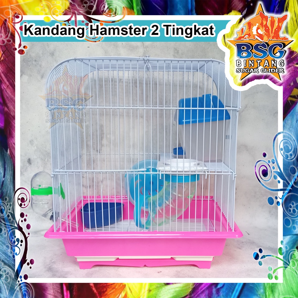 RS562 Kandang Hamster - Rumah Hamster - Plus Fullset Mainan Hamster-3
