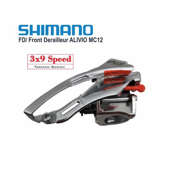 FD SHIMANO Alivio MC12 3 Speed JAPAN operan gigi FRONT derailleur Sepeda balap Mtb Tarikan Bawah LAM