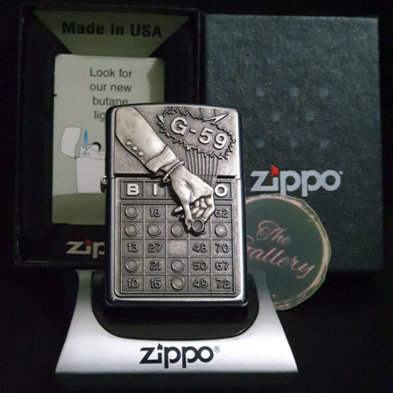 ⭐⭐⭐⭐⭐ ORIGINAL ZIPPO BARRETT SMYTHE BINGO TRICK SURPRISE TAHUN 2002
