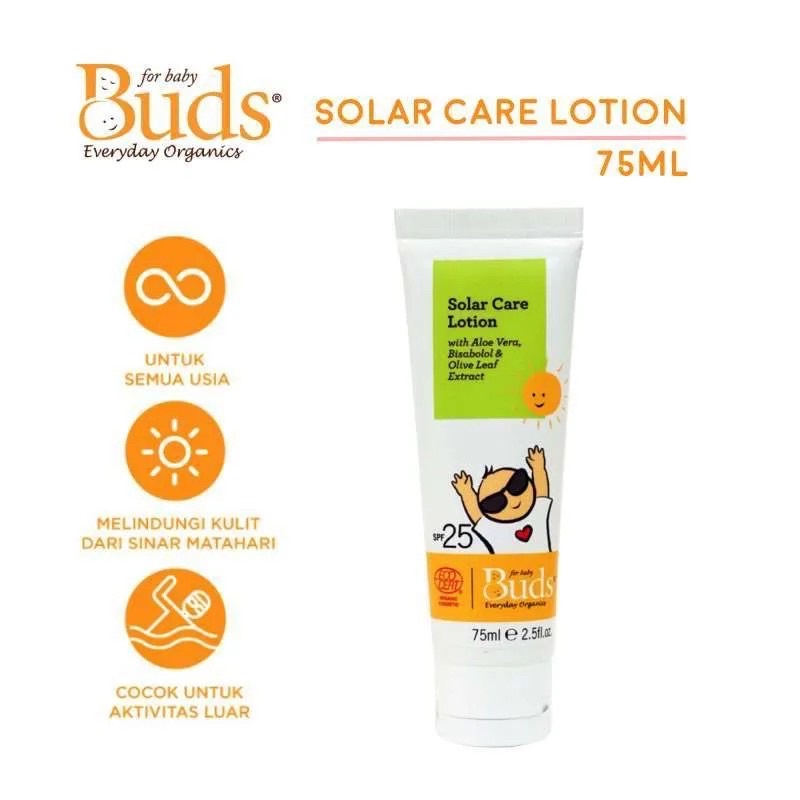 Buds Organics Solar Care Lotion 75ml