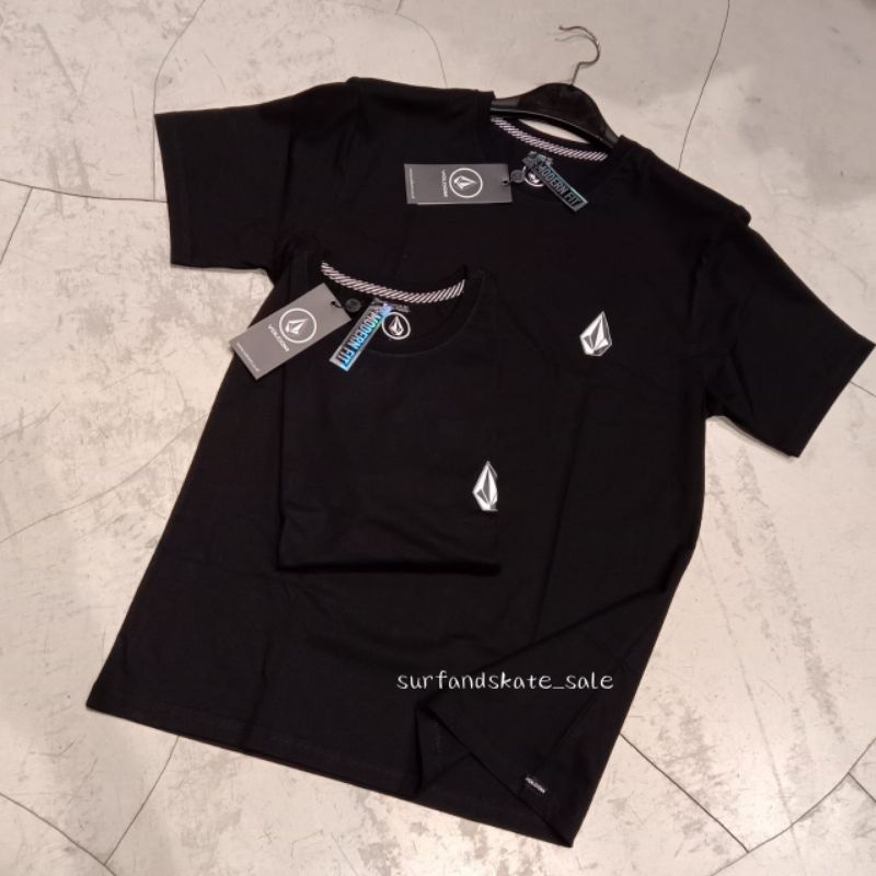 Kaos Volcom Original Motiv Couple Mct ICONIC Stone BLK