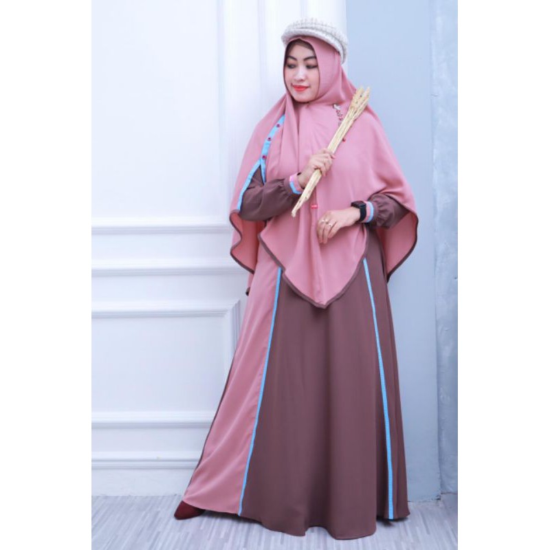 Gamis SHAIMA MILO SWEET NECTAR Ori Aulia Fashion