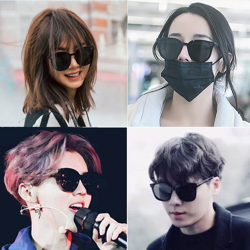 FAB Kacamata  Hitam Korean Fashion kacamata Wanita Pria unisex Sunglassess