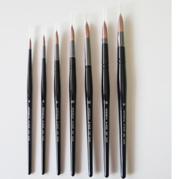 

Stok Baru! Arte B300R Mix Hair Watercolour Brush Round No 12 Termurah