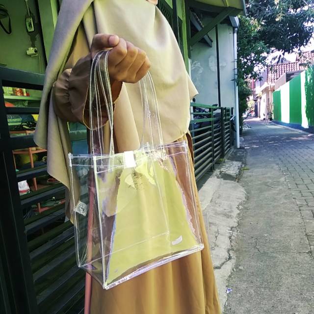 

Tas Mika Tebal Transparan S P.20 L.10 T.20 Premium Tebal