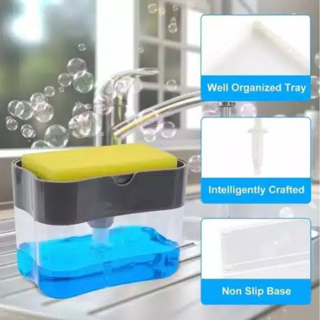 Dispenser sabun cuci piring / wadah sabun / holder sabun cuci piring / holder sabun cuci / dispenser