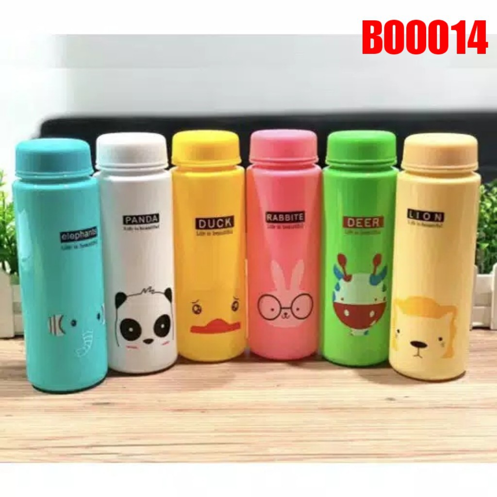 DC B ( B00014 ) MY BOTTLE KARAKTER ANIMASI WARNA TAHAN PECAH / TIDAK BISA MEMILIH