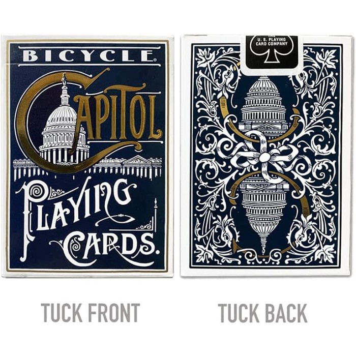 BICYCLE CAPITOL playing card kartu remi poker sulap import premium