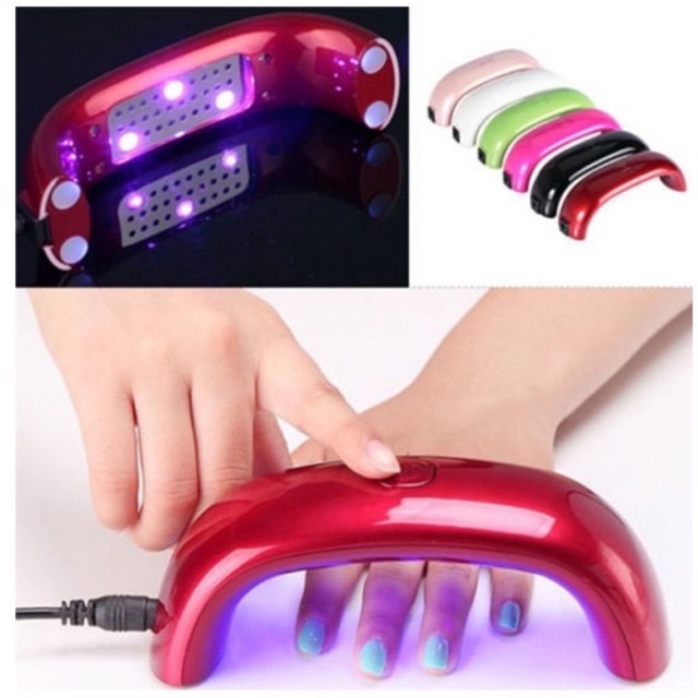 MINI UV LAMP GEL POLISH lampu pengering kutek gel mini 9watt SUN MINI UV LED LAMP GEL POLISH