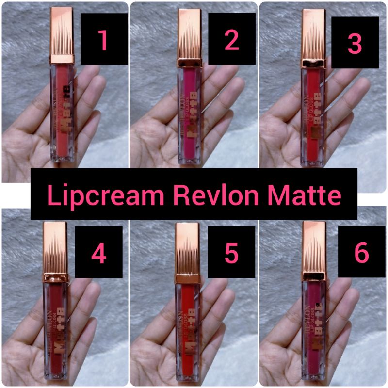 Lipcream Revlon matte / Lipcream matte murah / Lipcream revlon ecer