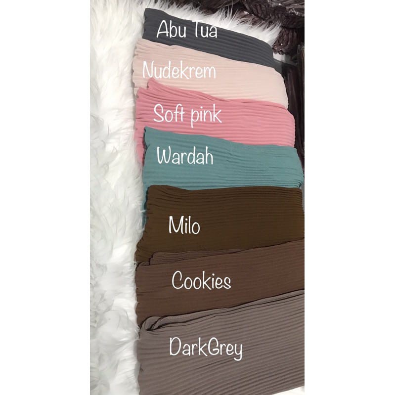 Pashmina plisket FULL ceruty armany (GROSIR) /Pashmina plisket ceruty bebydoll premium/hijab premium-3