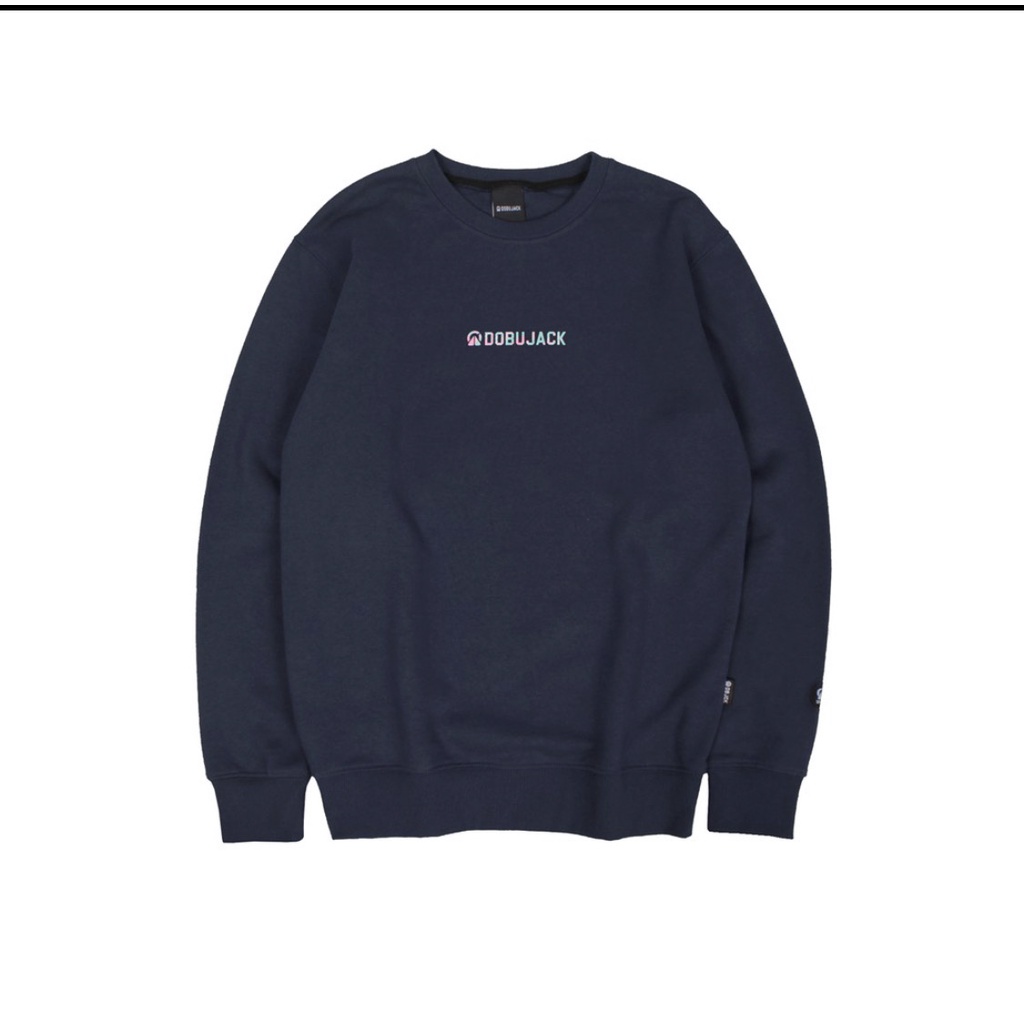 Crewneck Sweater Dobujack Evacuation Black // Sweatshirt Logo Navi Dobujack Premium Quality