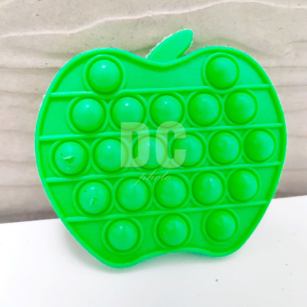 POP IT CANDY MINI WARNA RANDOM TIKTOK HATI KUPU BEAR APEL