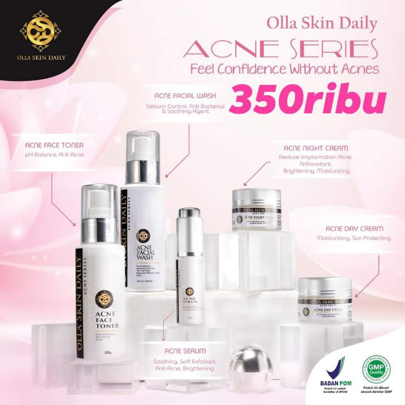 Paket Acne Series Olla Skin Daily/OSD