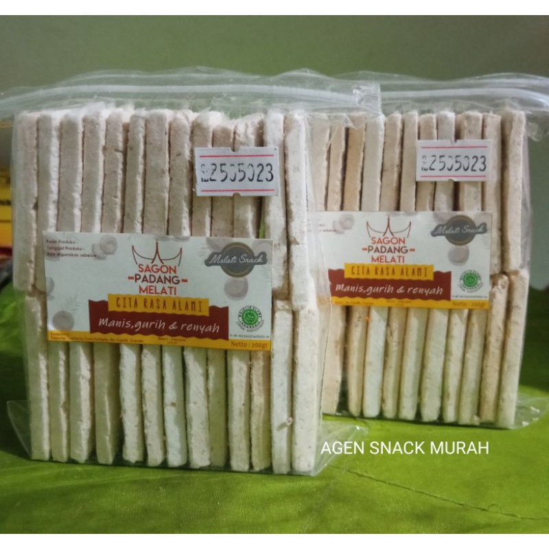 

KUE SAGON PADANG MELATI 200GR 26PCS - KUE SAGON BAKAR PADANG -AGEN SNACK