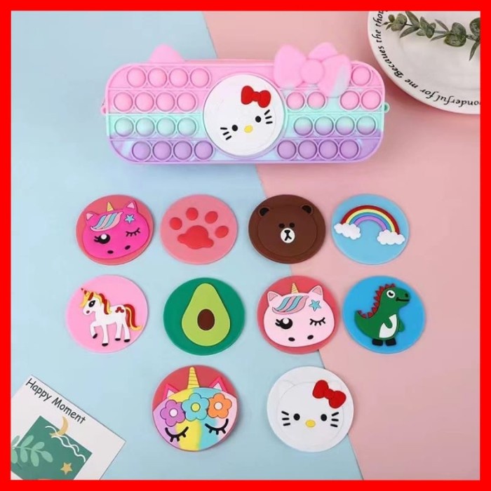

Sale!!! Kotak Pensil Pop It Kotak Pensil Karakter Tas Pop It Anak Pop It Hot Sale