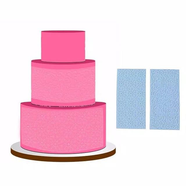 

Produk Terbaru - 2Pcs Set Cetakan Fondant Motif Geometris