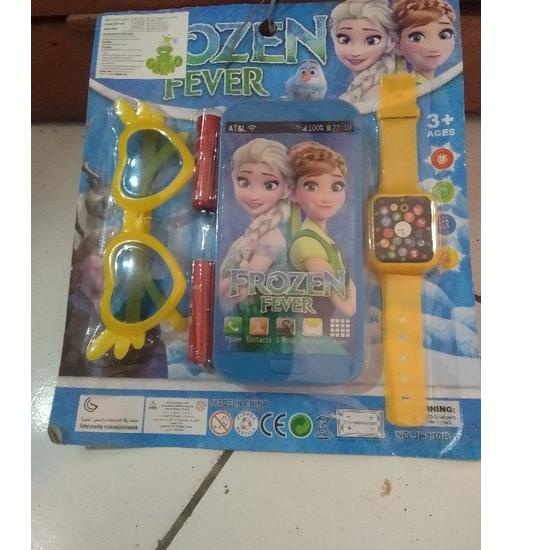 <HoT ❤> mainan handpone hp mainan barbie frozen telpon mainan //New stokk