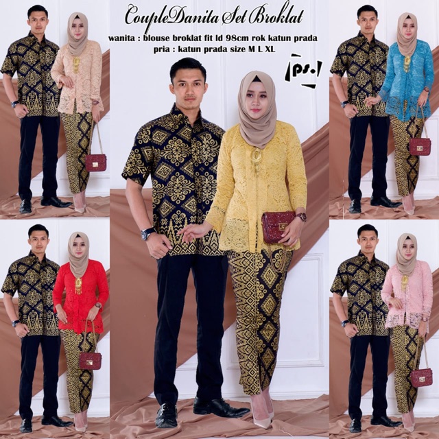 Sarimbit Brokat Danita Couple