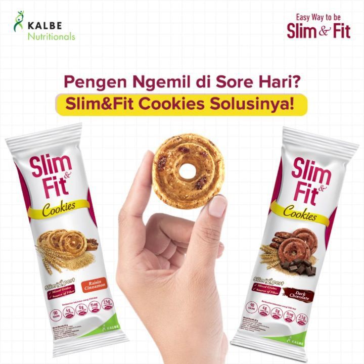 SLIM &amp; FIT COOKIES DIET SEHAT | SNACK CEMILAN RENDAH KALORI QUINOA OAT GANDUM