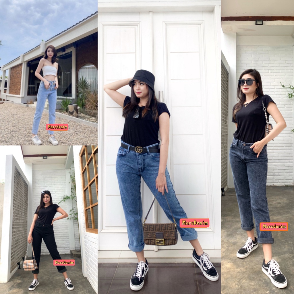 CELANA BOYFRIEND JEANS WANITA PREMIUM