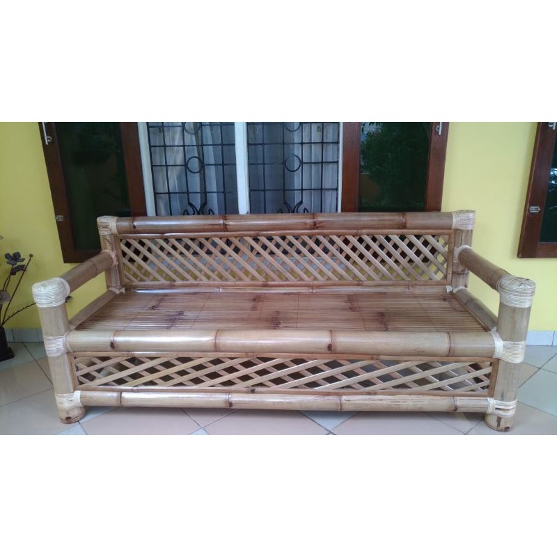 Kursi Panjang Bambu Andong
