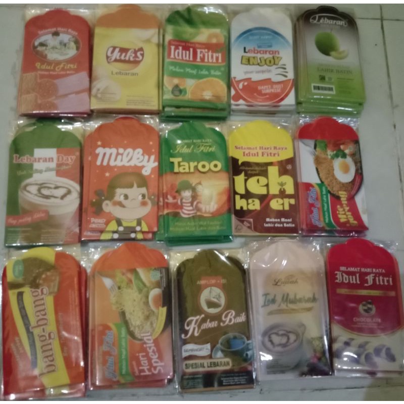 

AMPLOP LEBARAN KEKINIAN SNACK LUCU-LUCU YANG LAGI VIRAL