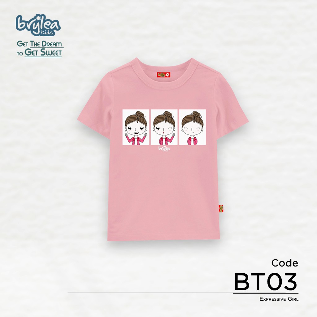 BT03 - Baju Anak Branded Expressive Gril - BryleaKids