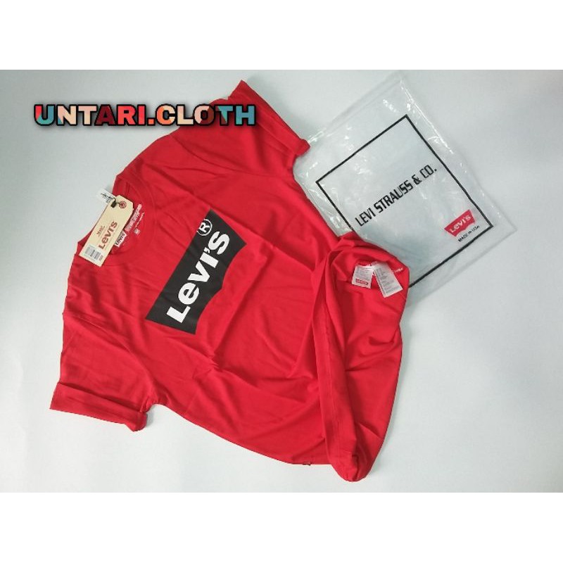 LEVIS BETWEEN COLOR-RED CASUAL QUALITY/made in USA