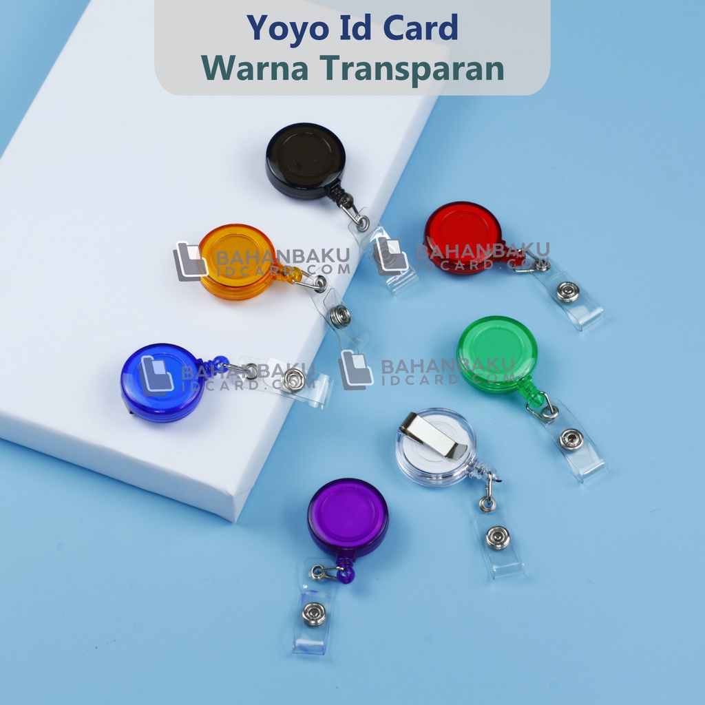 YOYO TRANSPARAN warna / yoyo buat resin / gantungan id card