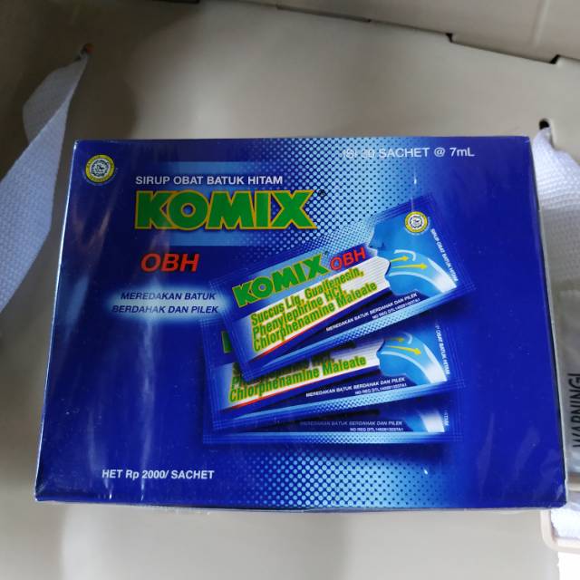 Komix (jahe, jeruk nipis) (1 Box Isi 30 Sachet)