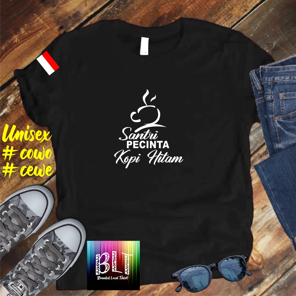 Cod Promo Diskon Gratis Ongkir KAOS SANTRI PECINTA KOPI HITAM Pakaian Pria Pakaian Wanita Kaos Hits Distro Bndung /KAOS EKSPRESI/KAOS HITS/KAOS BANDUNG/KAOS MURAH/KAOS DISTRO