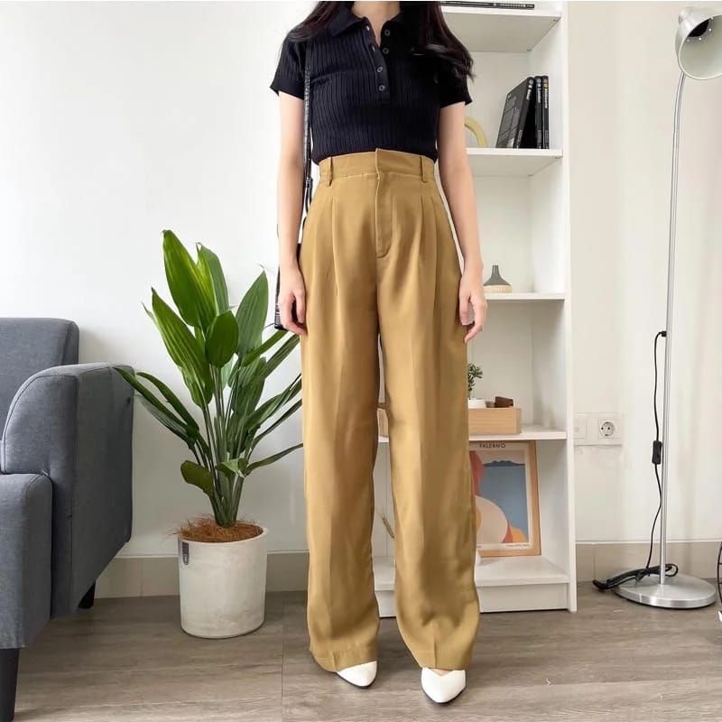 Celana Highwaist Wanita Kulot Terlaris
