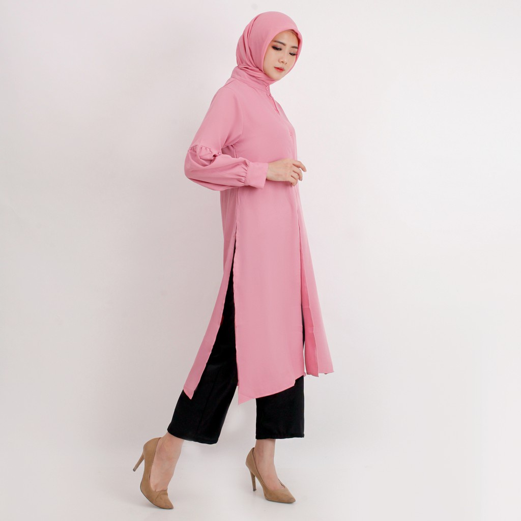 LONG TUNIK POLOSAN WANITA BUSUI 802