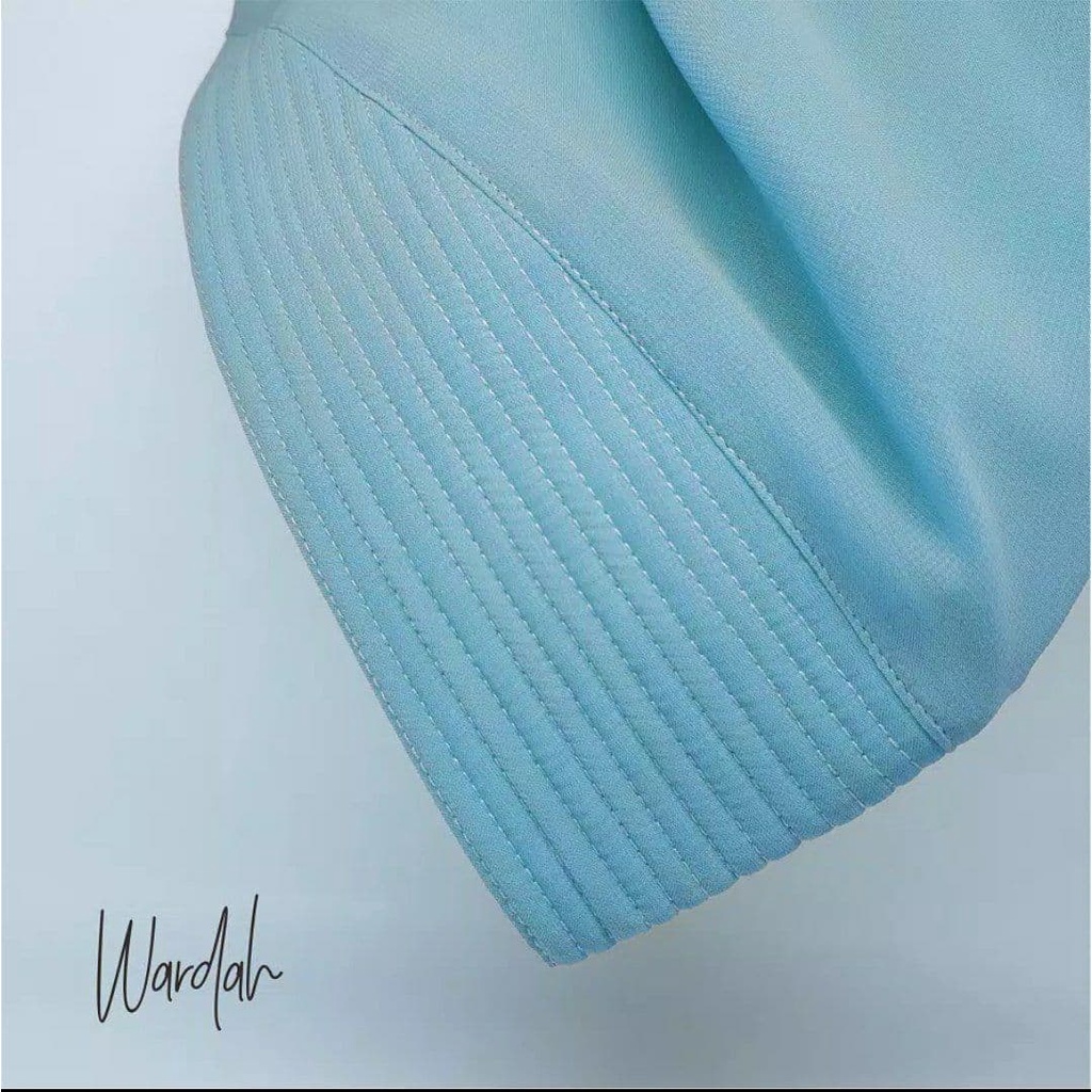 (COD) Hijab Khimar Silvi Tiga Layer Mini Polos Jilbab Instan Cerutti 3 Layer-Wardah