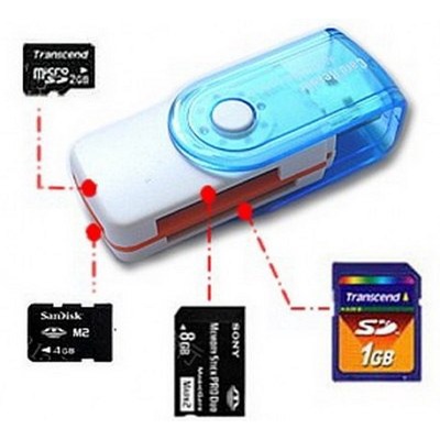 Card Reader 4 Slot / Card Reader Multi 4 in 1