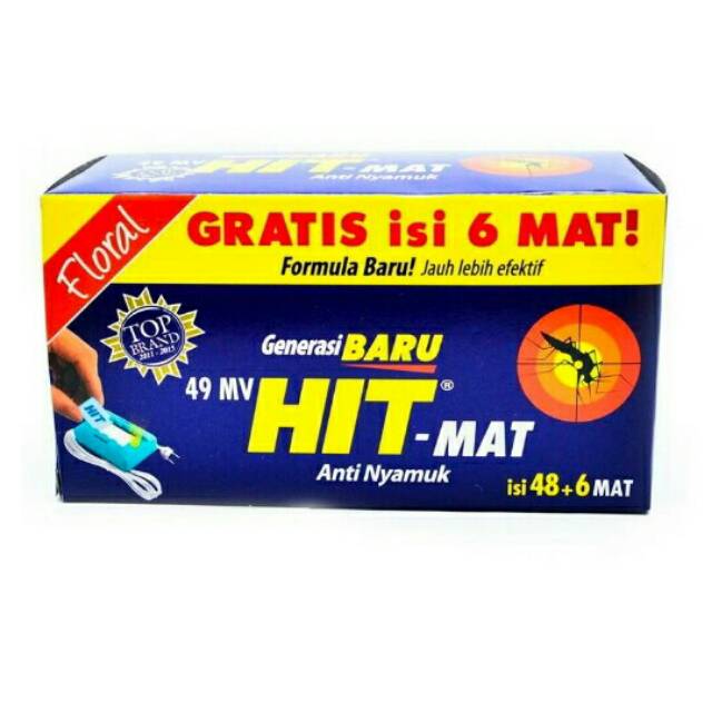 Hit Mat 48+6s Anti Nyamuk