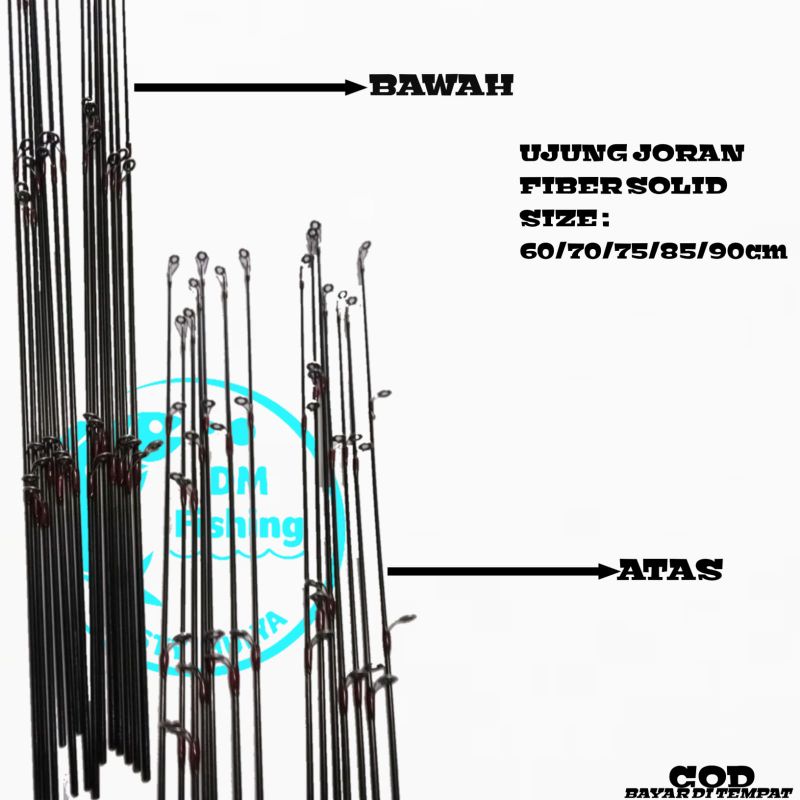 Ujung joran Fiber / pengganti ujung joran patah atau rusak