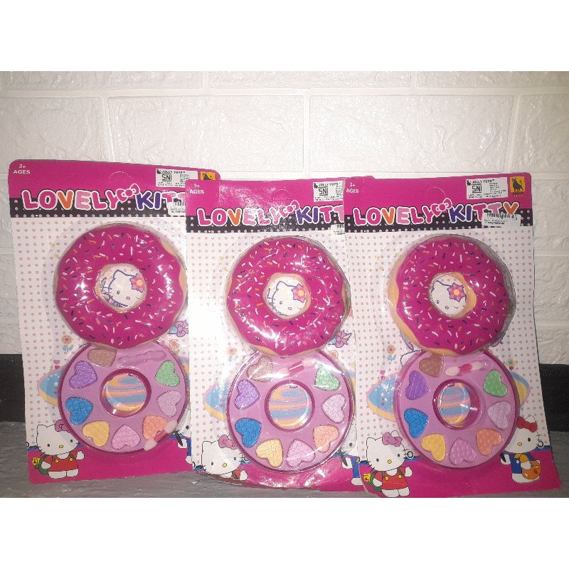 mainan anak cewe make up make up an bentuk donat